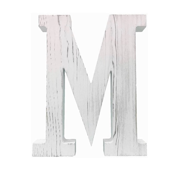 Shiplap Letter “M” - Picture 4 of 4